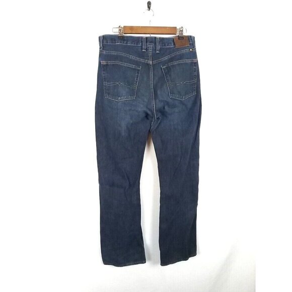 Lucky Brand Jeans Men's 34X33 Blue Dark Wash 181 Relaxed Straight - Picture 2 of 12
